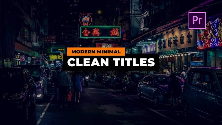 Free Auto Resizing Title Templates for Adobe Premiere Pro.