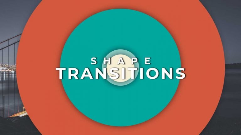 10 Free Shape Transitions Templates for Adobe Premiere Pro.