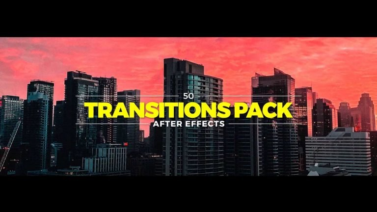 50 Free Smooth Transitions Pack for Adobe After Effects.