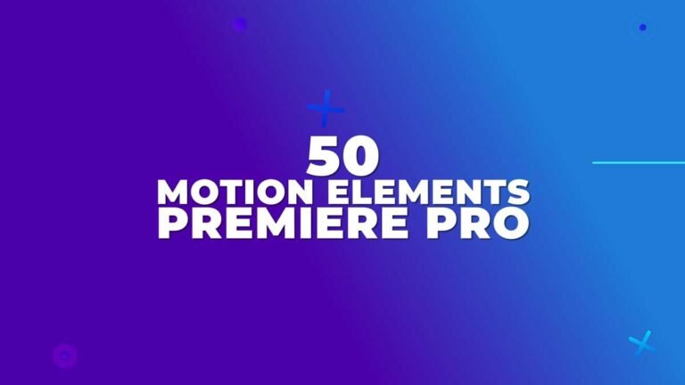 50 Motion Elements Free Adobe Premiere Pro Templates.