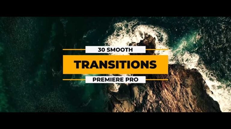 30 Free Smooth Transitions Presets Pack for Adobe Premiere Pro.