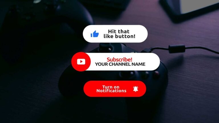 Youtube Subscribe Like and Bell Icon Intro Animation Template for Adobe Premiere Pro.