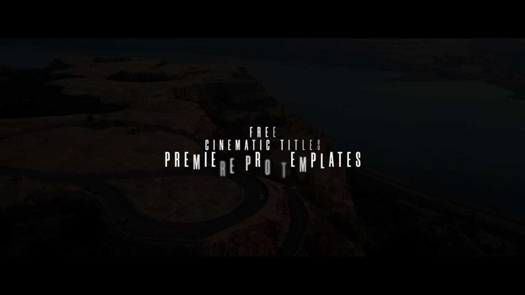 Free Cinematic Titles Premiere Pro Motion Graphics Templates. cinematic-title-templates
