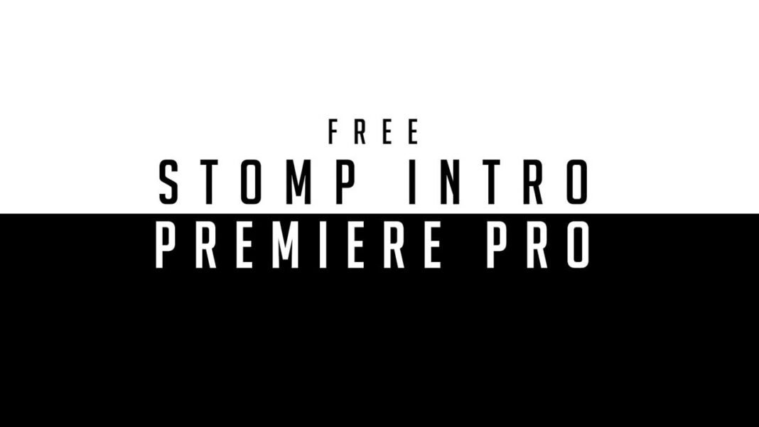 Free Stomp Intro Template for Adobe Premiere Pro. Stomp-Intro-Premiere-Pro