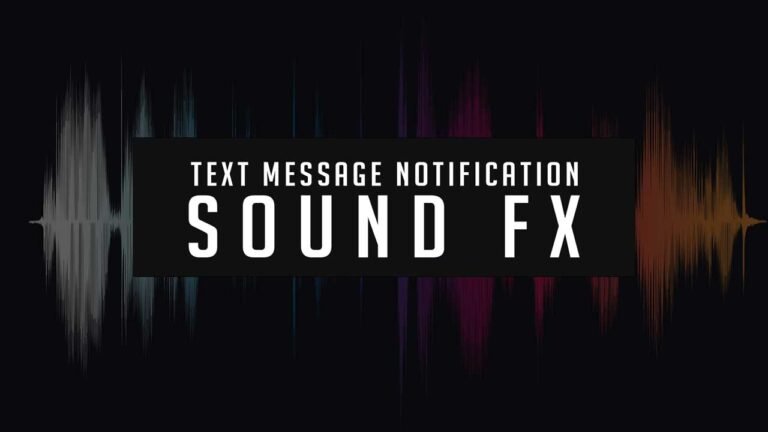 Free Text Message Notification Sound effects for Video projects.