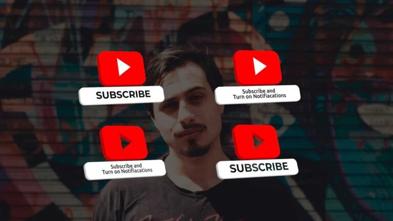 Free 3D YouTube Subscribe Animations Alpha Channel and Green Screen.