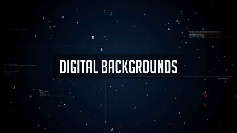 Free Animated Digital Background Pack.