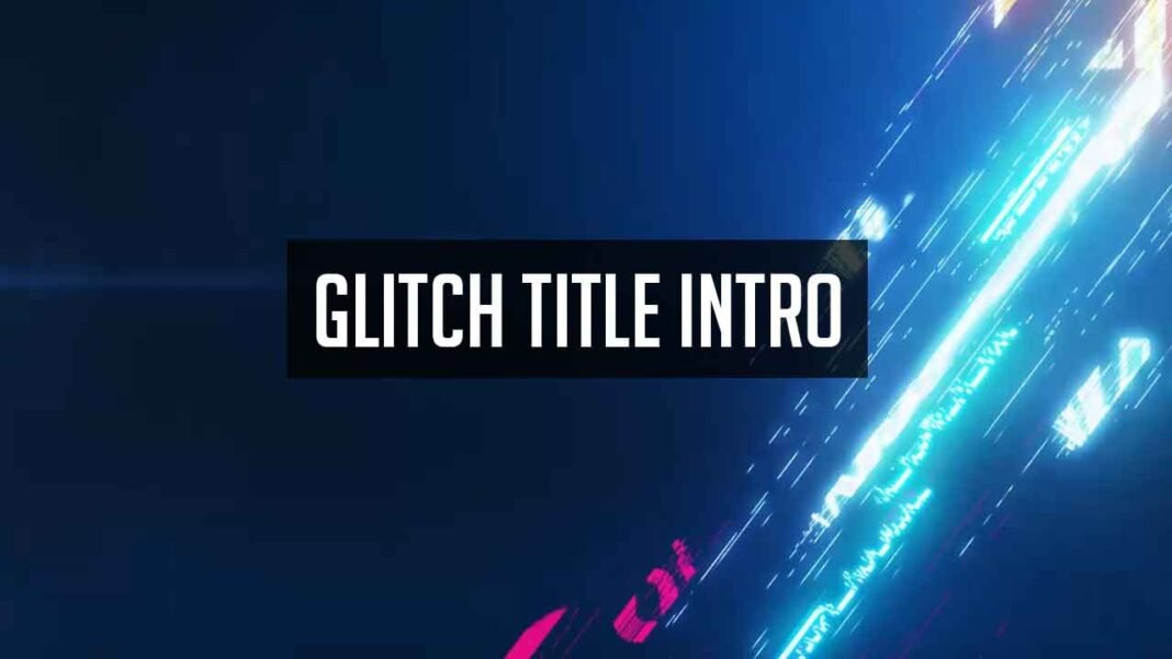 Glitch-title-intro-premiere-pro