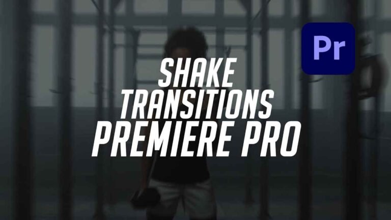 Free Shake Transitions Preset Pack for Adobe Premiere Pro.