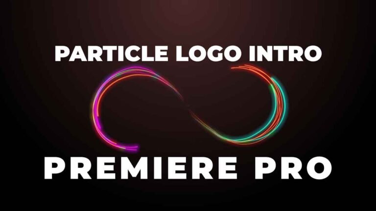Free Light Particle Logo Intro Adobe Premiere Pro Template.